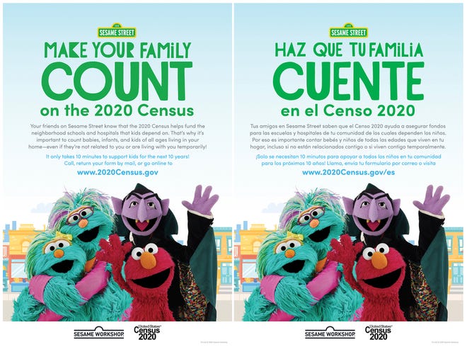 'Sesame Street' launches 2020 census starring the Count to remind families everyone counts