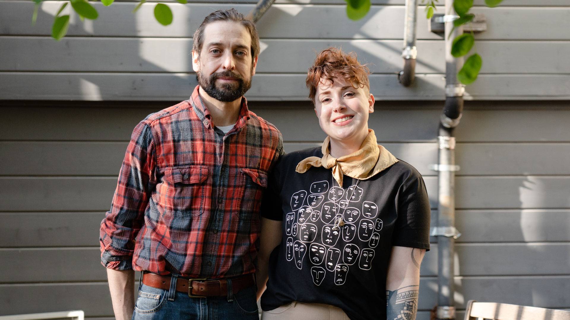 Ryan and Andrea Taylor started Ry's Knives to supplant lost income. Graham Holoch / KQED