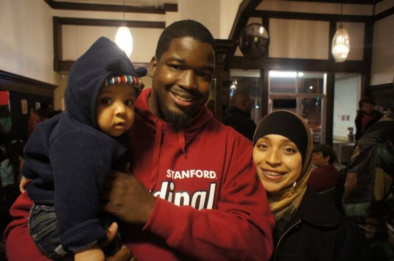 A throwback photo of Amir Abdul-Shakur, Nancy Abdul-Shakur and their son, Zaire.