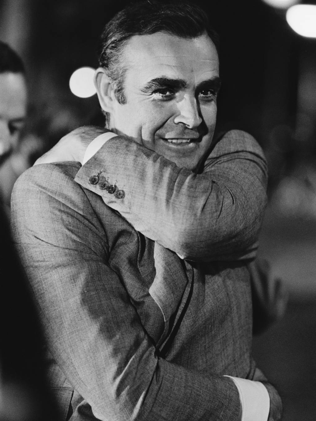 Sean Connery, pictured in Amsterdam during the 1971 filming of 'Diamonds Are Forever,' played James Bond in seven movies.
