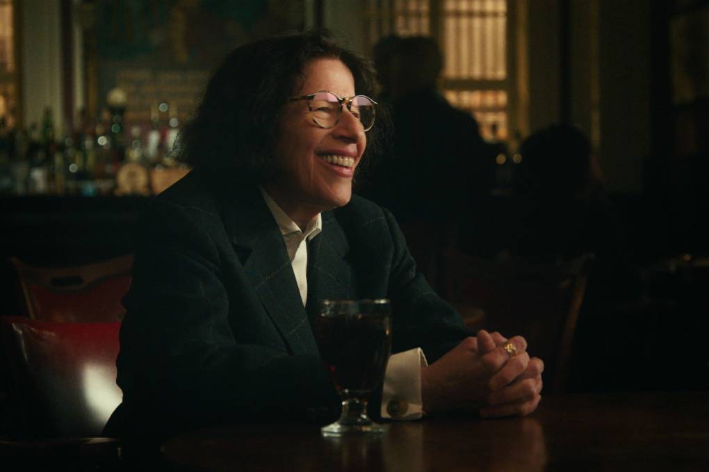 Fran Lebowitz smiles, mid-conversation, in an episode of the Netflix series, 'Pretend It's a City.'