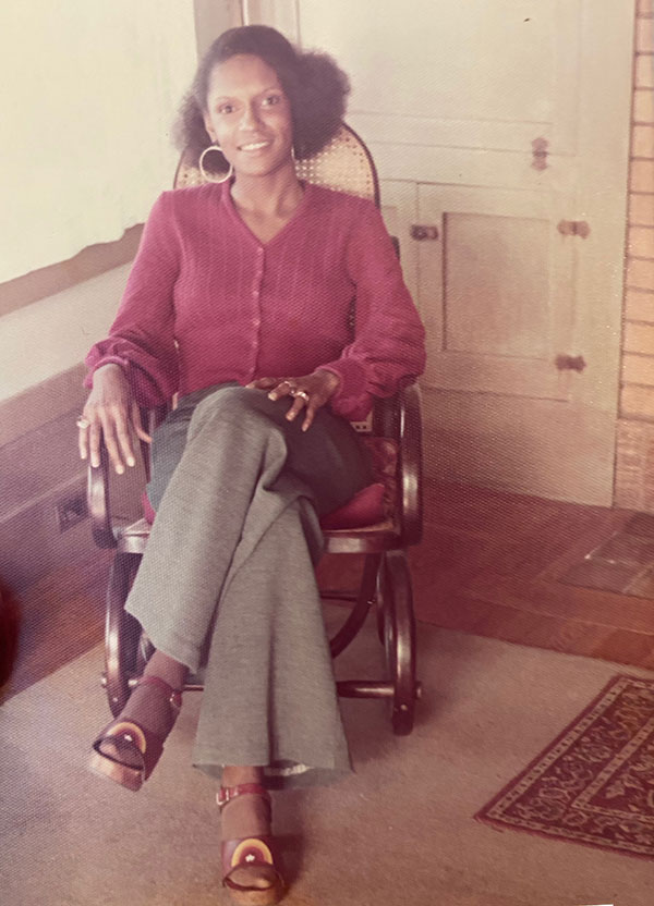 Cheryl Dawson in the 1970s.