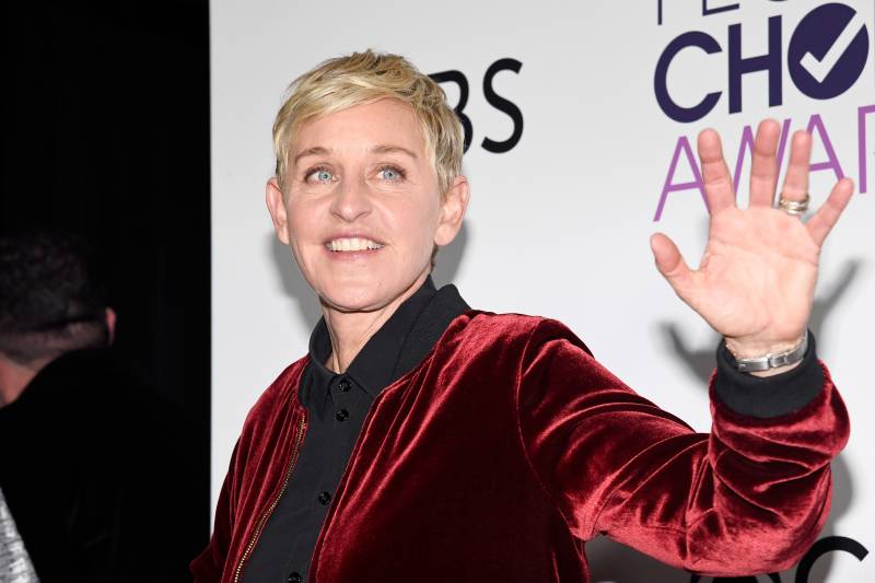 Ellen Degeneres at the People's Choice Awards in 2017.