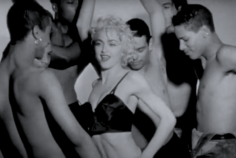 Madonna and her dancers in a moment from her 1991 documentary, 'Truth or Dare.'