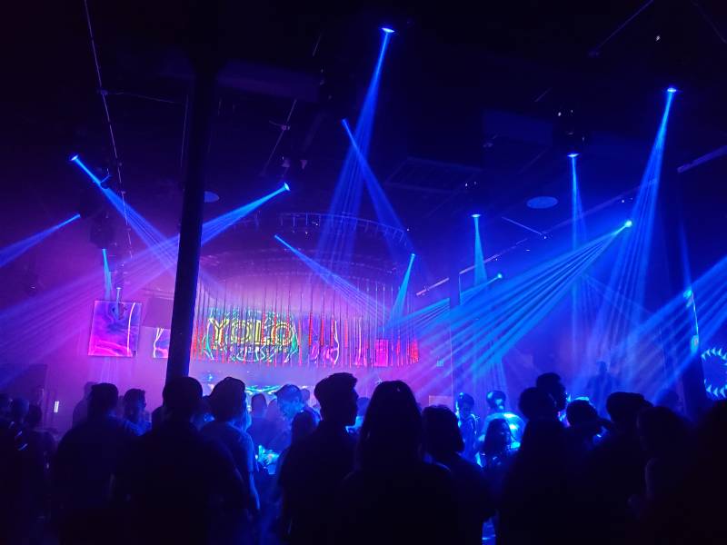 YOLO—the nightclub that replaced Slim's—during opening weekend. June 19, 2021.