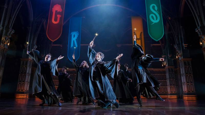 A wand dance from 'Harry Potter and the Cursed Child,' which returns to the Curran Theatre in San Francisco in January 2022.