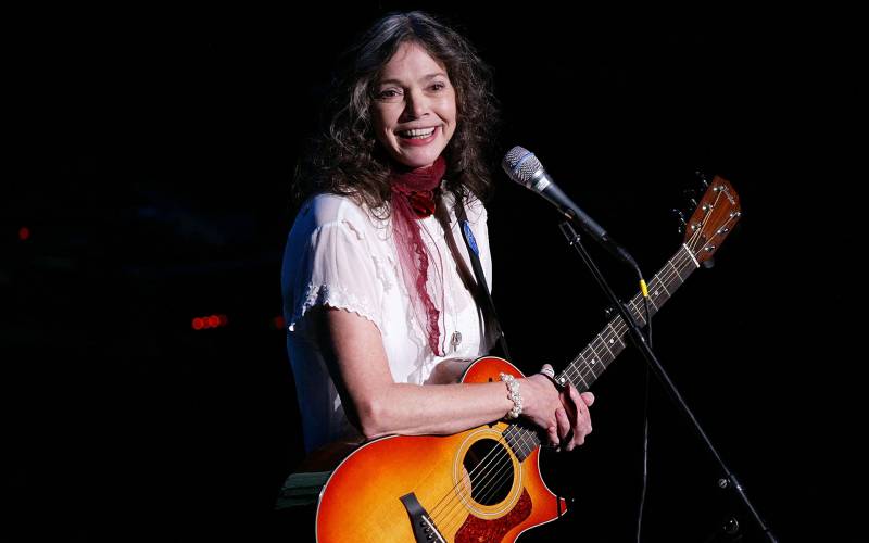 Singer Nanci Griffith particpates in the American Civil Liberties Union's Freedom Concert at Avery Fisher Hall October 4, 2004 in New York City.