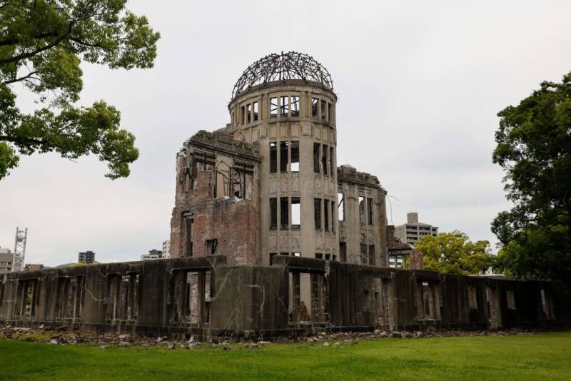 The Atomic Bomb Dome at the Hiroshima Peace Memorial