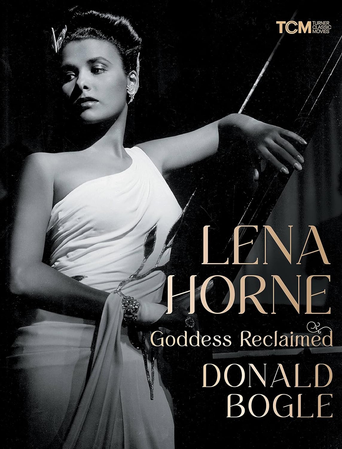 A book cover depicting an elegant and beautiful Black woman posing on a staircase wearing a white one-shouldered gown.