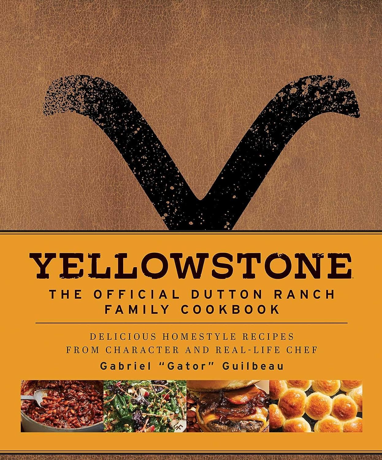 A book cover depicting photos of a variety of fresh foods over a large 'Y.'