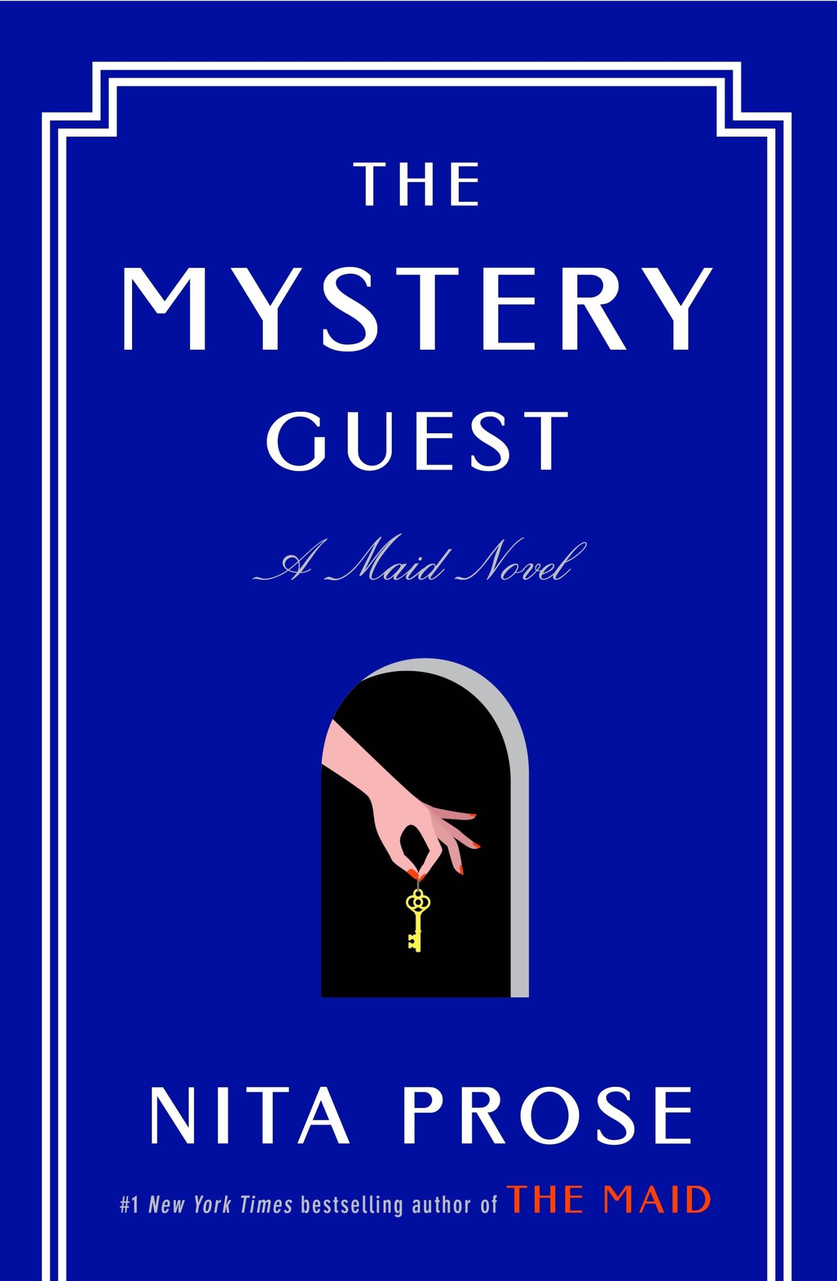 A blue cover featuring an illustrated hand moving through a doorway, clutching a dangling key.