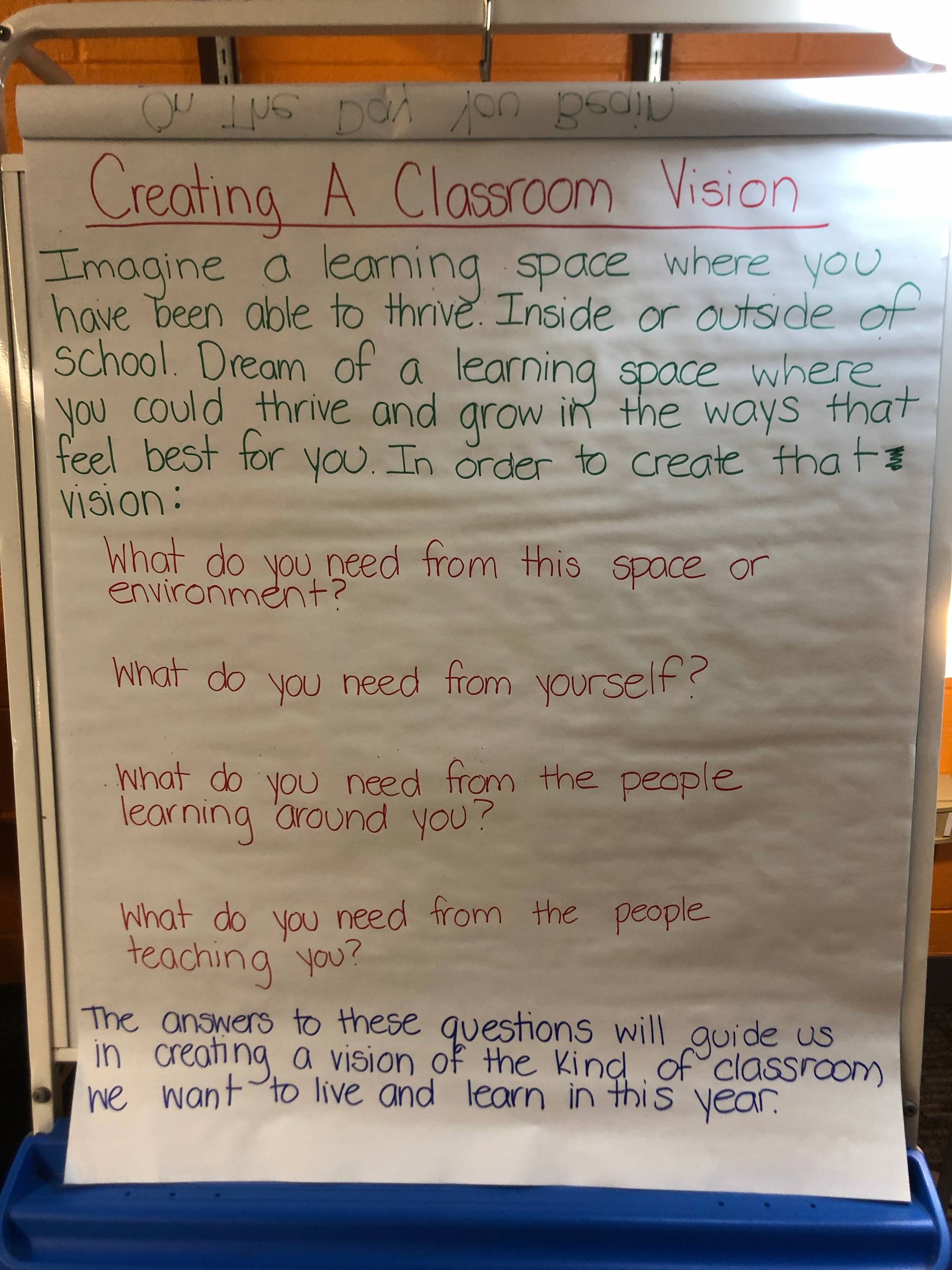 examples of a vision statement in education