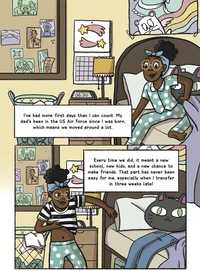 page from Curlfriends graphic novel by Sharee Miller