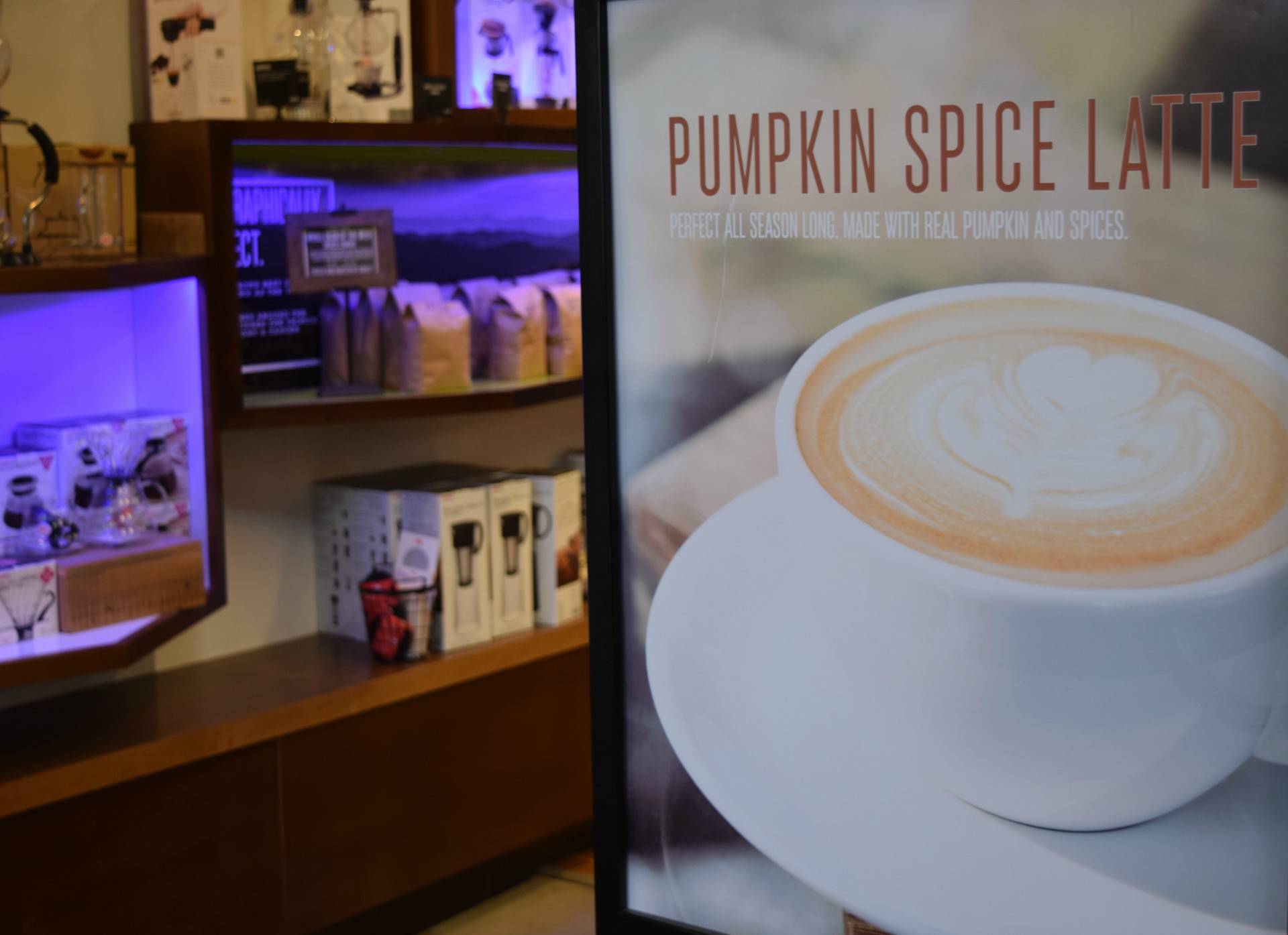The pumpkin spice latte at Artís Coffee is one of the store's most popular drinks.  Shelby Pope