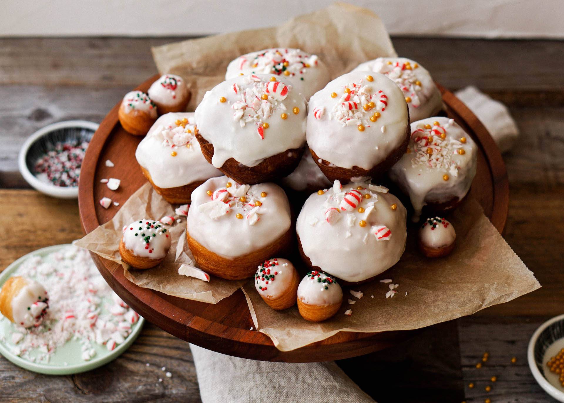 Peppermint Biscuit Donuts Kqed