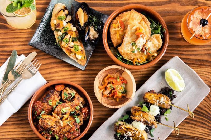 Though Sobre Mesa is cocktail-forward, it boasts a thoughtful food menu carrying on the African diasporic influences of its libations.