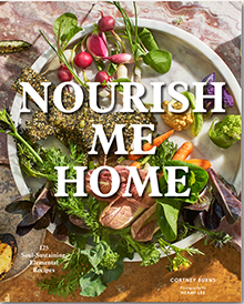 Nourish Me Home cookbook cover