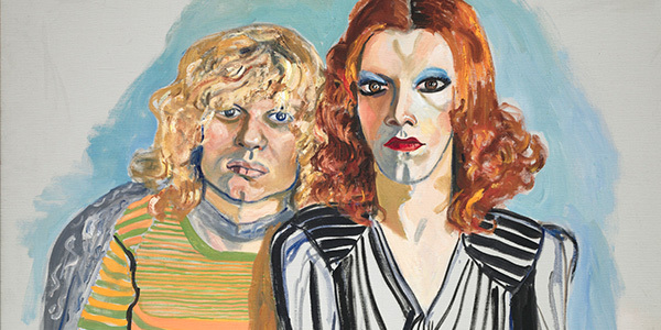 Alice Neel, Jackie Curtis and Ritta Redd, 1970. Oil on canvas, 60 × 417/8 in. (152.4 × 106.4 cm). The Cleveland Museum of Art, Leonard C. Hanna, Jr. Fund, 2009.345. © The Estate of Alice Neel
