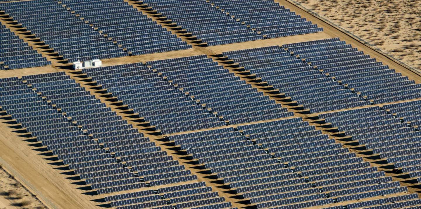 Some solar farms, like this Recurrent Energy project in Kern County, are being turned off on sunny days. Recurrent Energy