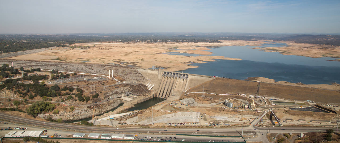 An aerial view of Folsom Lake in October 2015. La Niña would mean higher chances of a dry winter in drought-plagued California  Zack Cunningham