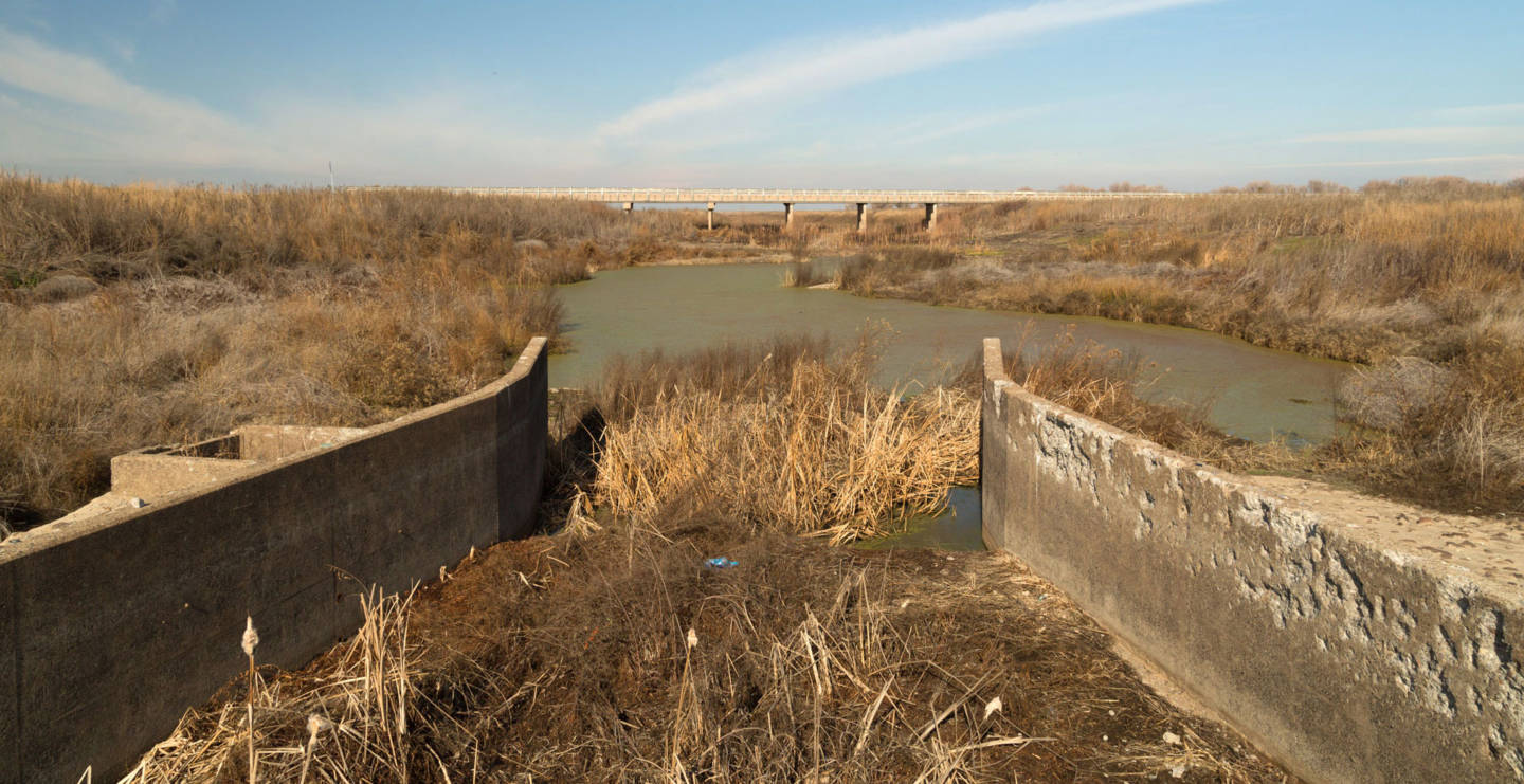 California's second largest river, the San Joaquin, goes completely dry in places. Josh Cassidy/KQED