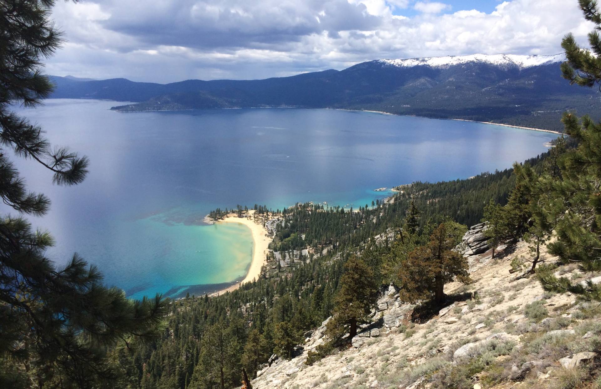 By late July 2017, the water temperature in Lake Tahoe had reached 68 degrees--5 degrees above average water temperature for this time of year. Lindsey Hoshaw