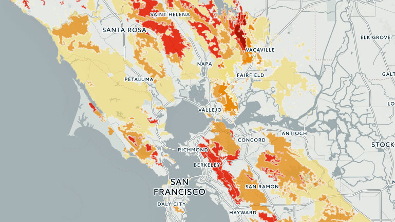 Map See If You Live In A High Risk Fire Zone And What That