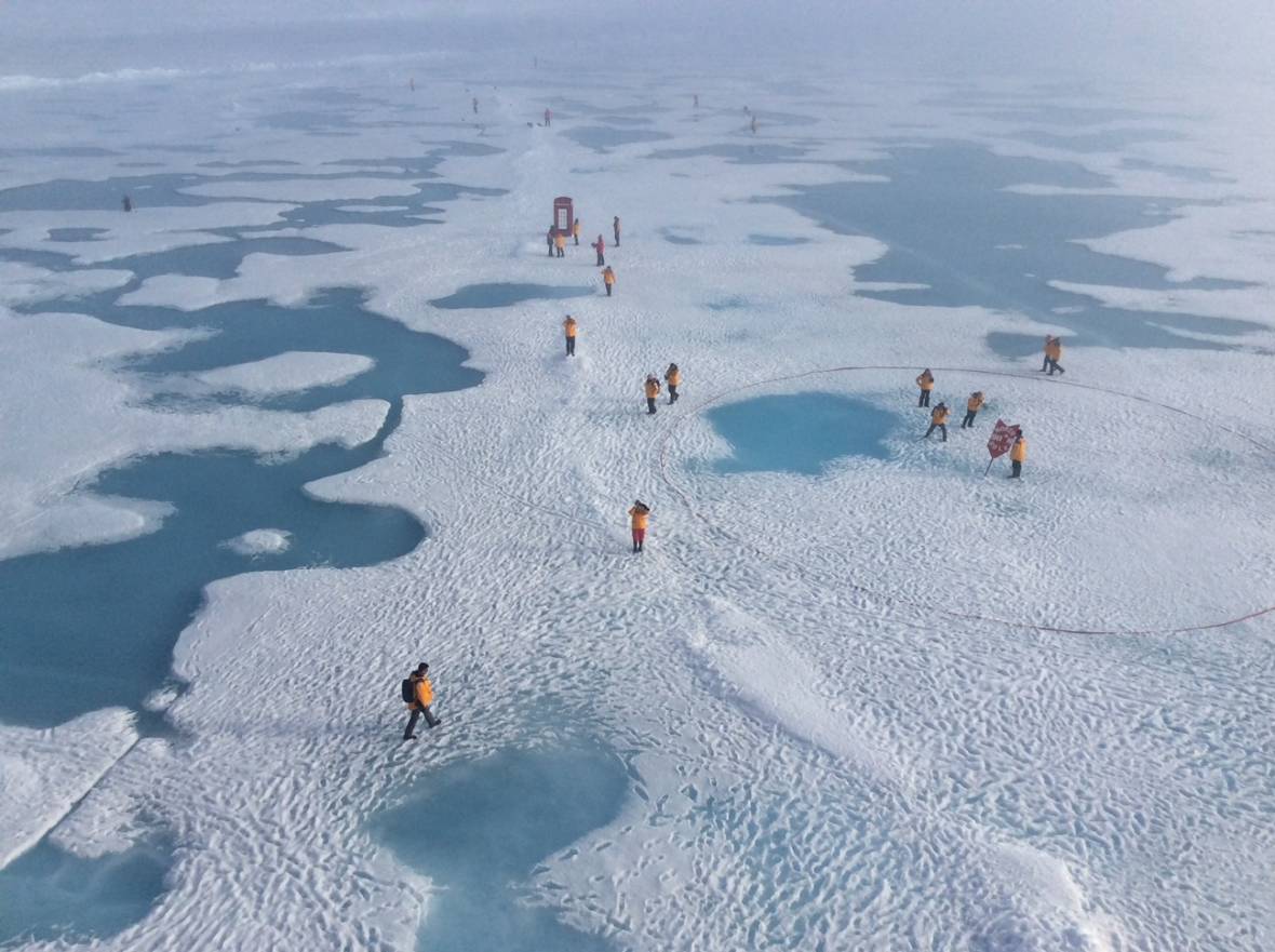 A balmy day at the North Pole, July 2017. Fran Ulmer