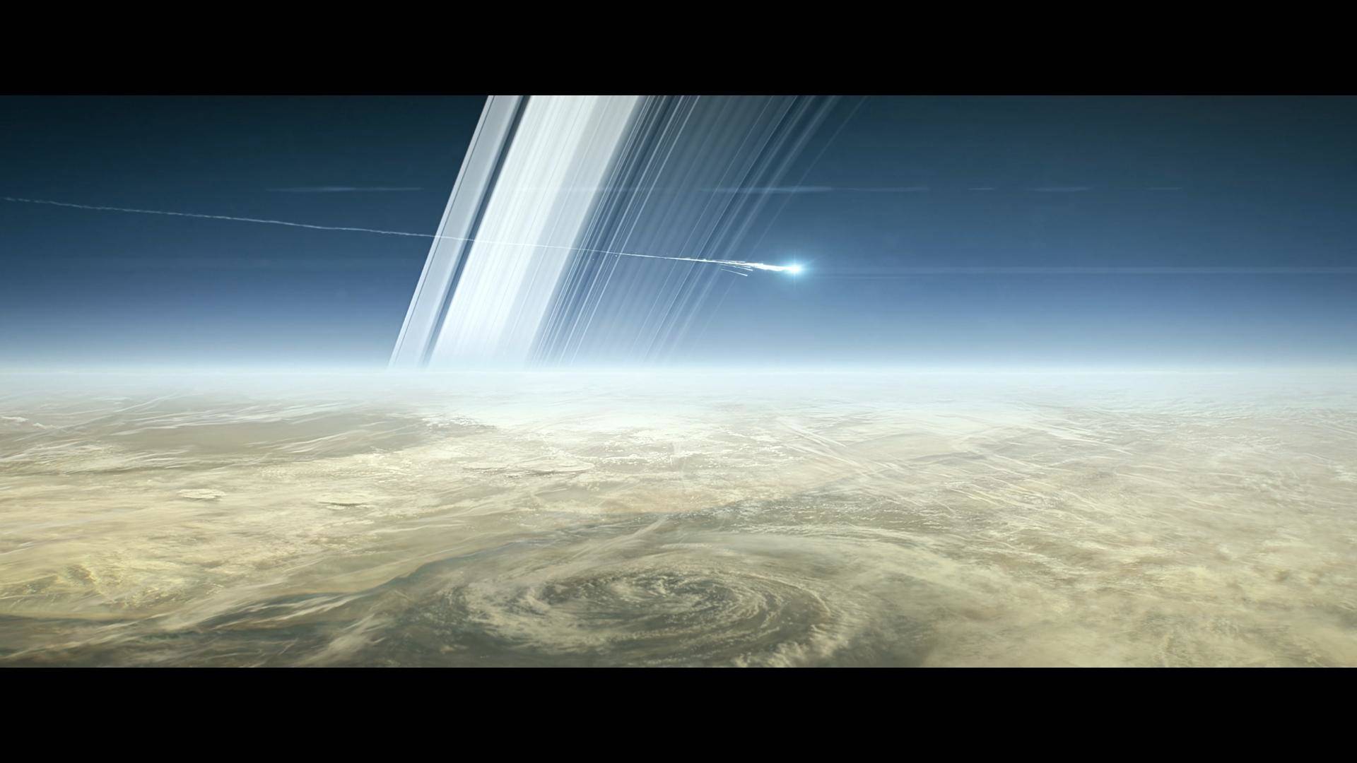 Artist concept of the Cassini spacecraft as it burned up in Saturn's atmosphere last Fall.  NASA/JPL-Caltech