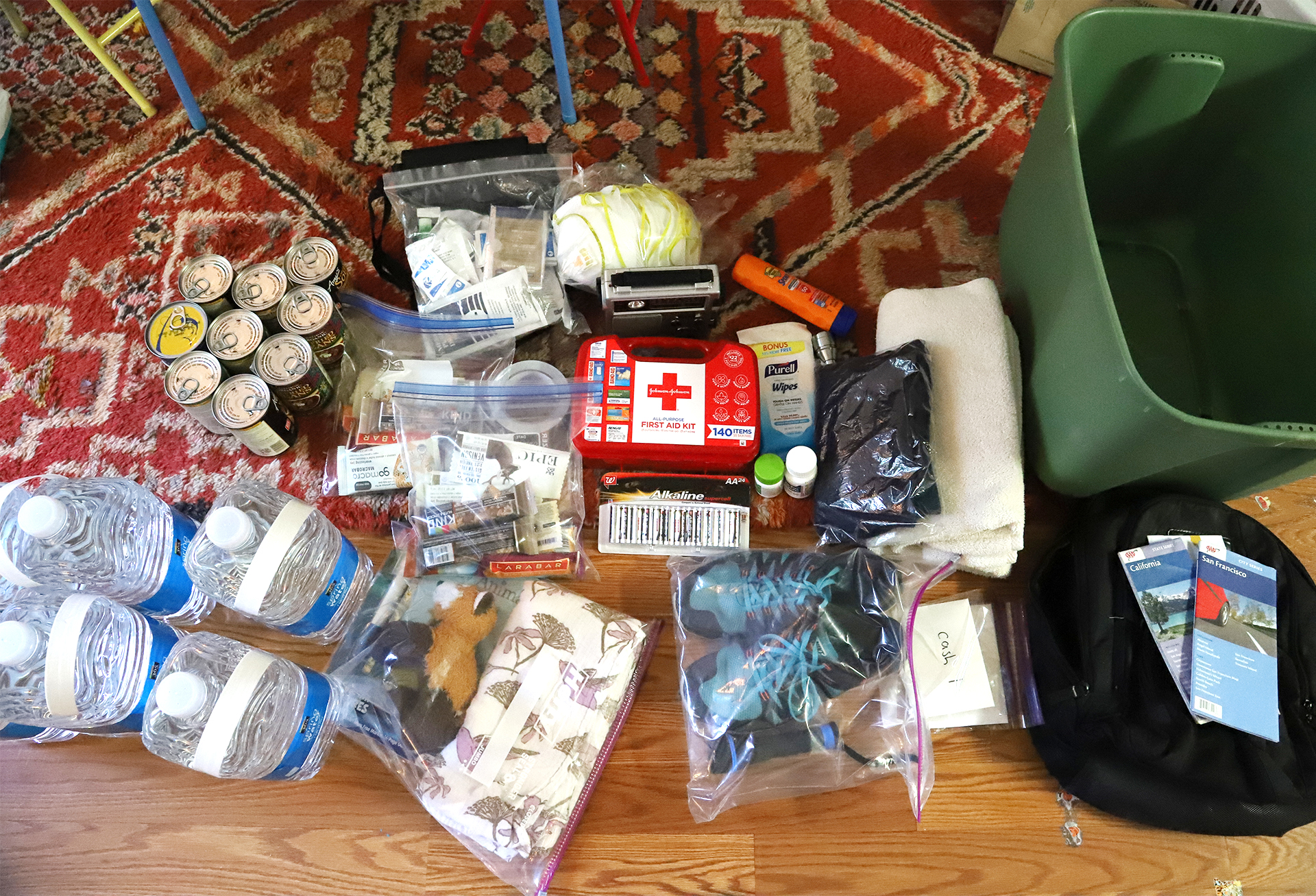 Day Three: Putting Together My Earthquake Kits