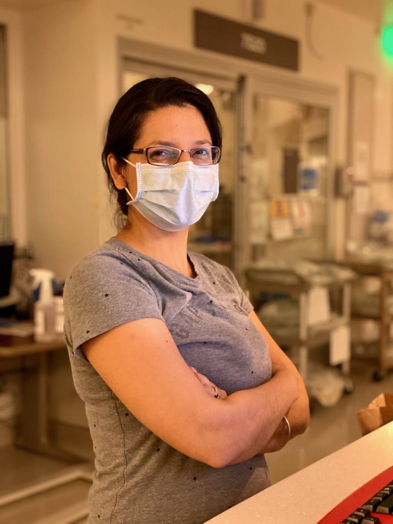Dr. Dinora Chinchilla is finally taking a month after seven consecutive months treating patients in an ICU in Los Angeles county.