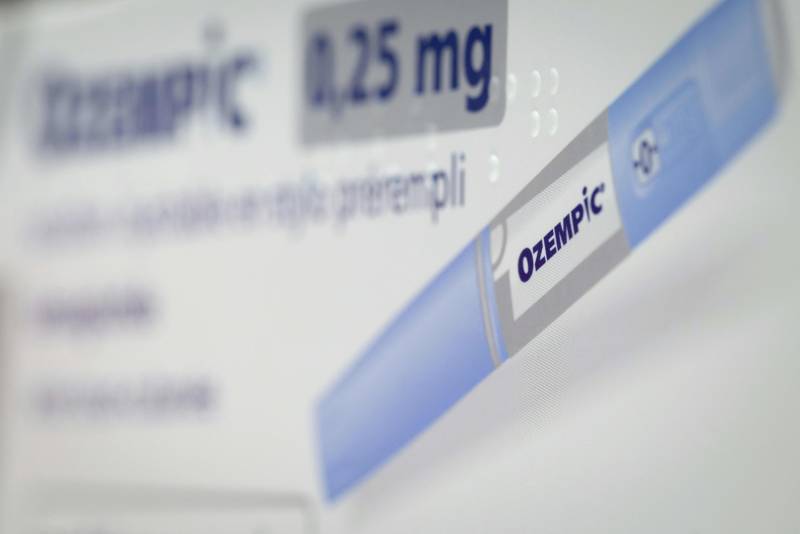 A photo of the medication called "Ozempic."