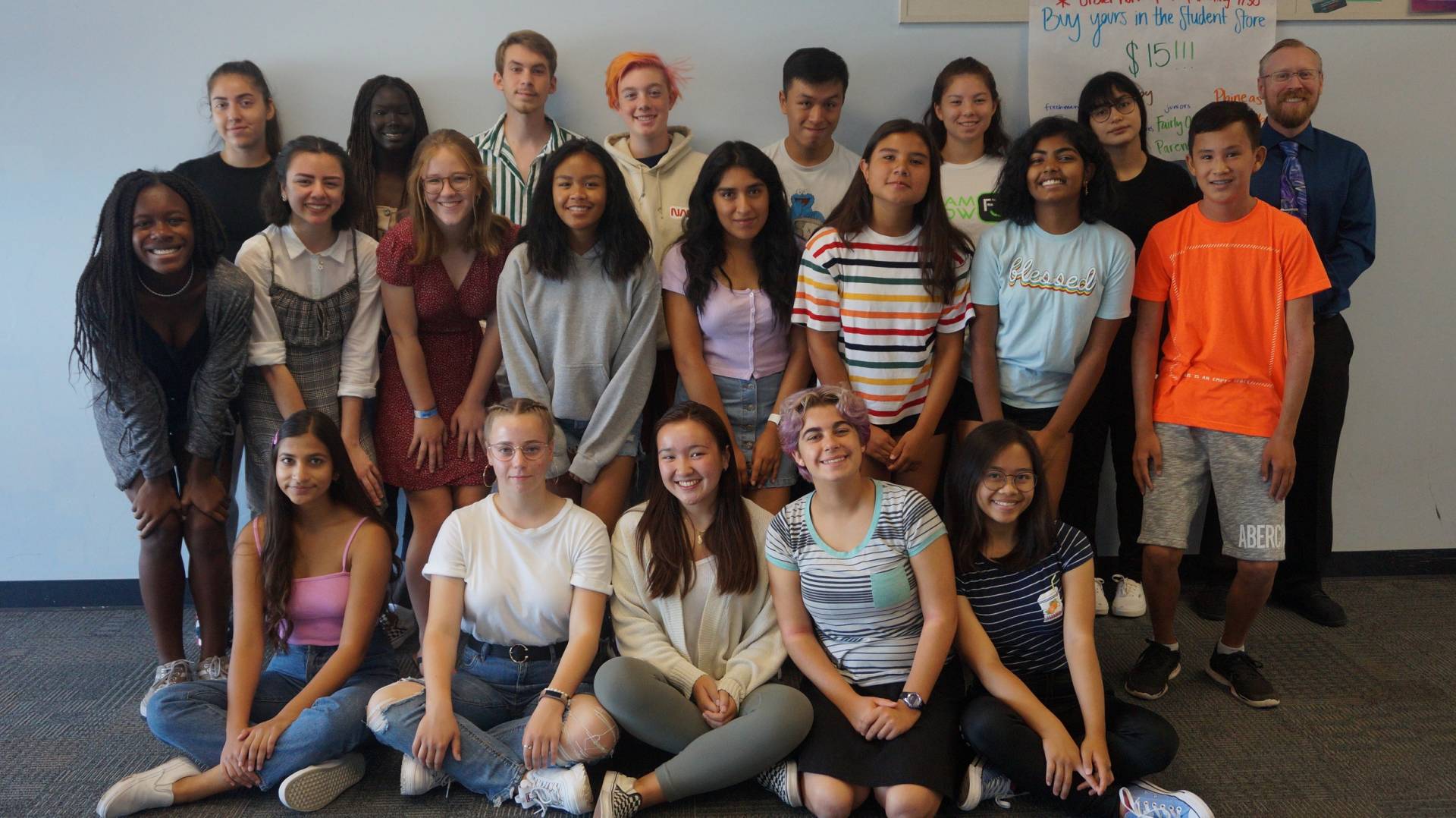 The Santa Clara High School journalism class of 2019-2020, participants in the Youth Takeover 2020. Courtesy of Bob Ansaldo