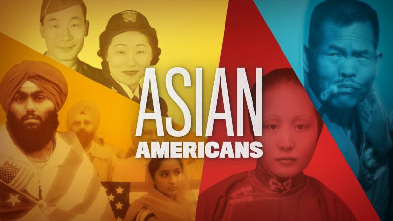 Collage of different Asian American figures