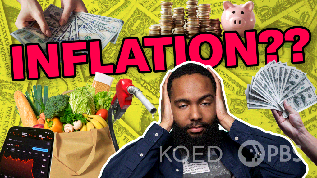 This is a video thumbnail image used to show that the video is about the causes of inflation.