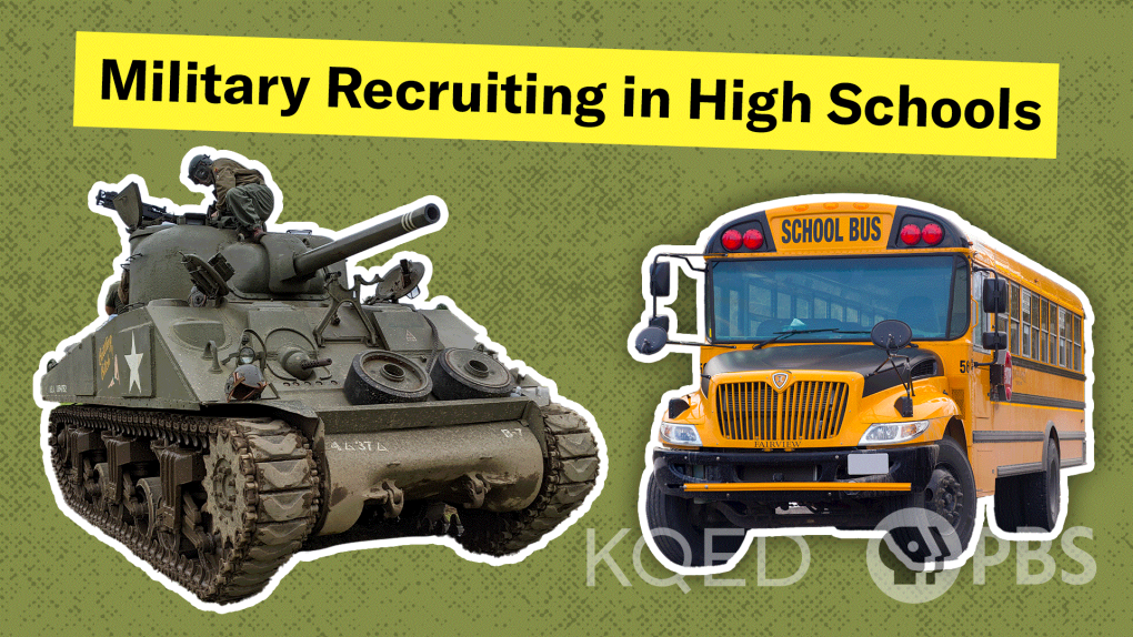 Thumbnail image for an Above the Noise episode about efforts of the U.S. military to recruit more high school students into the Armed Services.