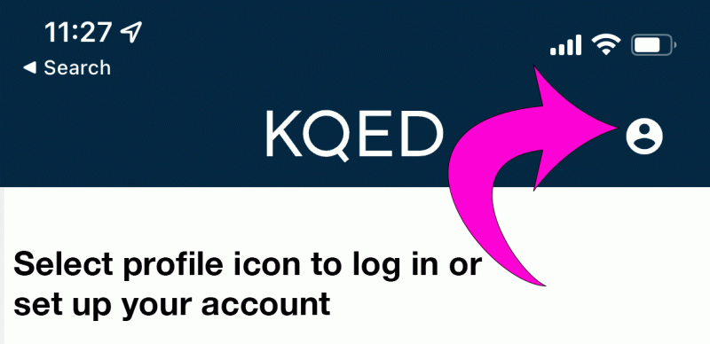 KQED.org User Account Sign In