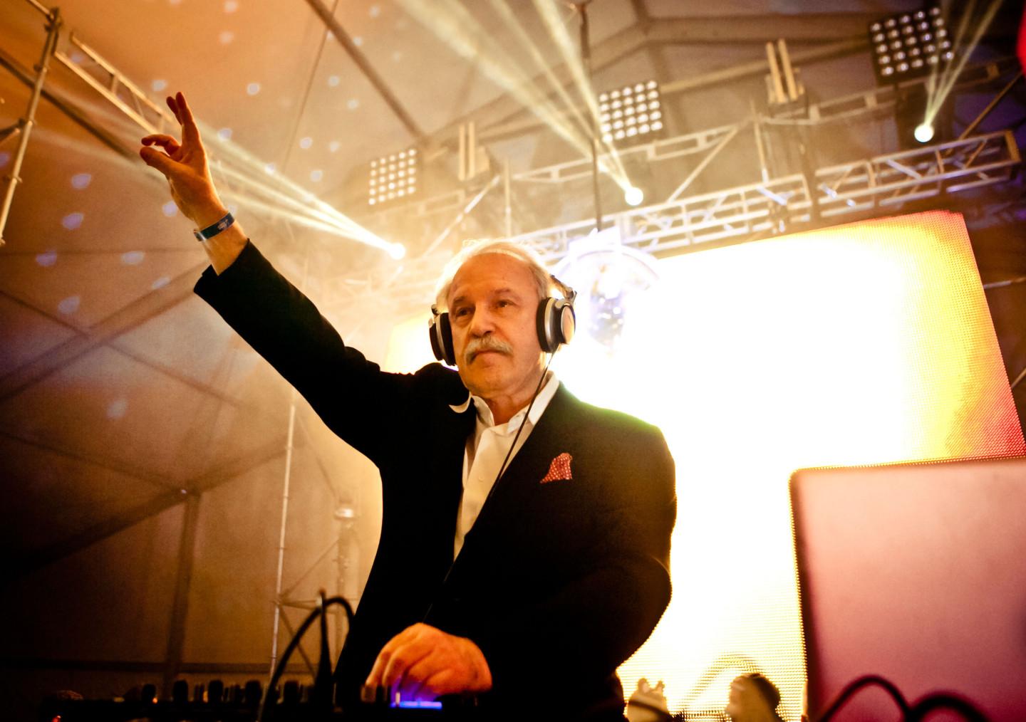Giorgio Moroder performs at HARD Day Of The Dead in Los Angeles in November 2013.