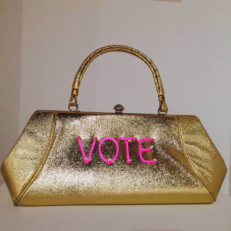 One of Pred's "vote" bags