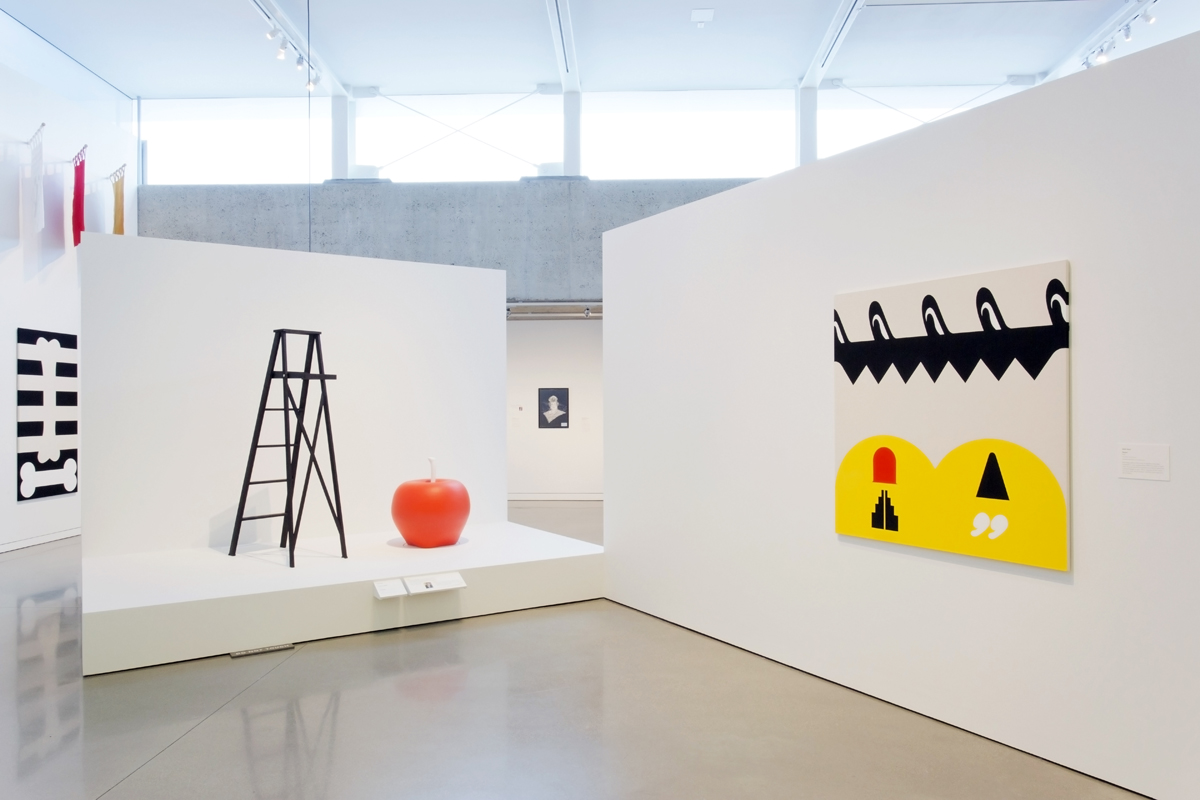 Installation view of 'Over the Top: Math Bass and the Imperial Court SF.'