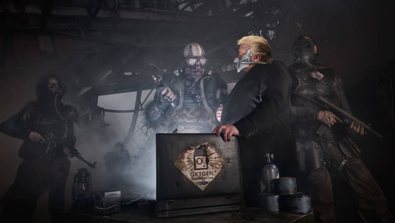 A scene from ‘Mad Max Meets Trump’s America’