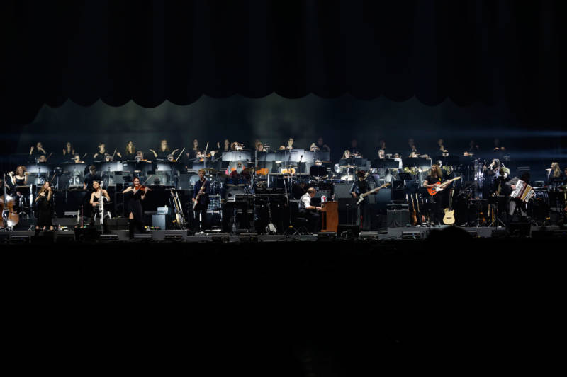 Hans Zimmer performs at the Bill Graham Civic Auditorium in San Francisco, April 19, 2017.
