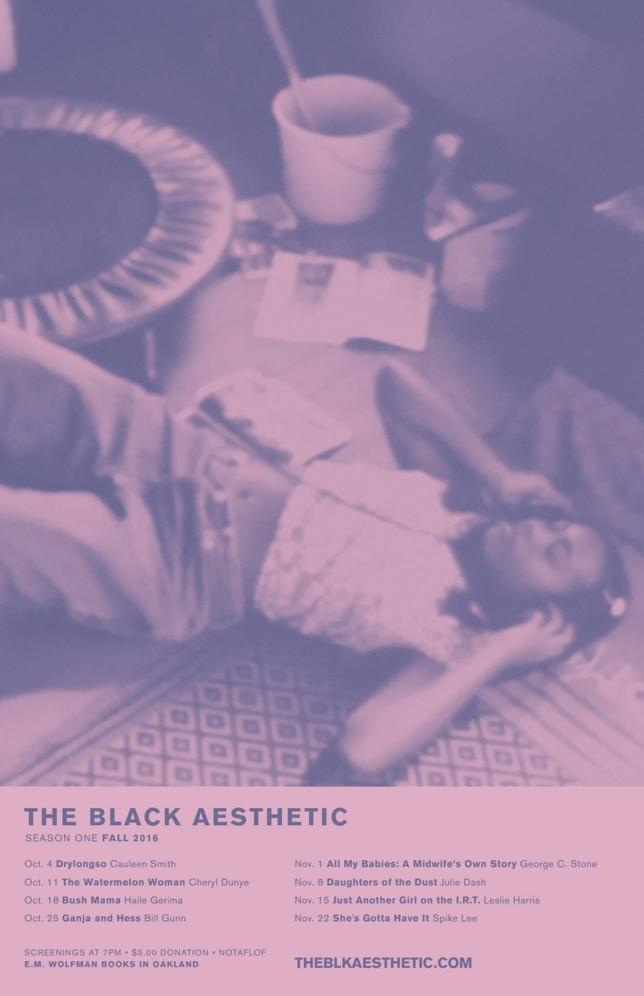 Poster from the first season of The Black Aesthetic film series.