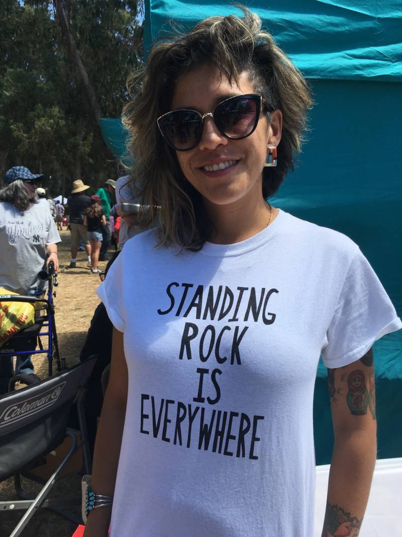 Emma Robbins is a Navajo tribe member from Los Angeles. "This new, vibrant, indigenous-led movement - that was probably one of the most important things that came out of Standing Rock," she says.