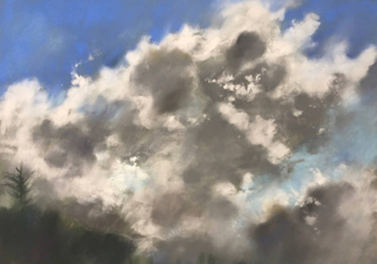 A painting by San Anselmo artist Wendy Goldberg, who is showing her work during Marin Open Studios May 6-7