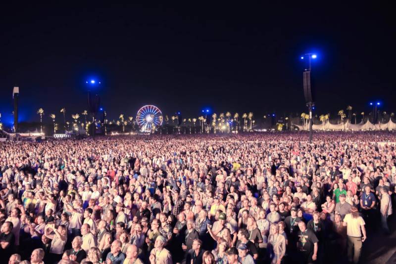 The crowd at Desert Trip in Indio, Calif., in 2016.