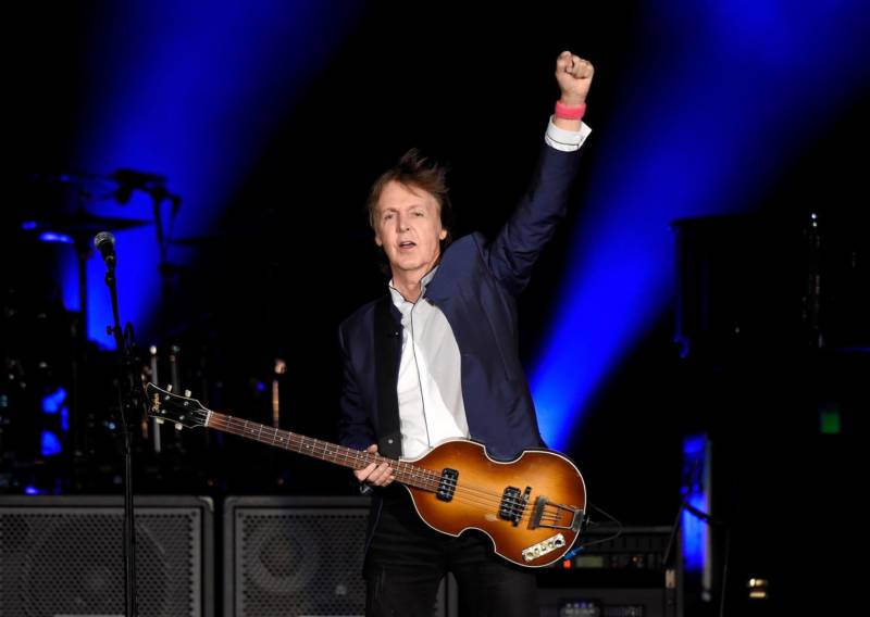 Paul McCartney performs at Desert Trip in Indio, Calif., in 2016.