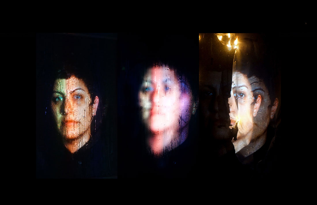 Azin Seraj's 'The Abyss,' a video installation on view at 'Night Light.'