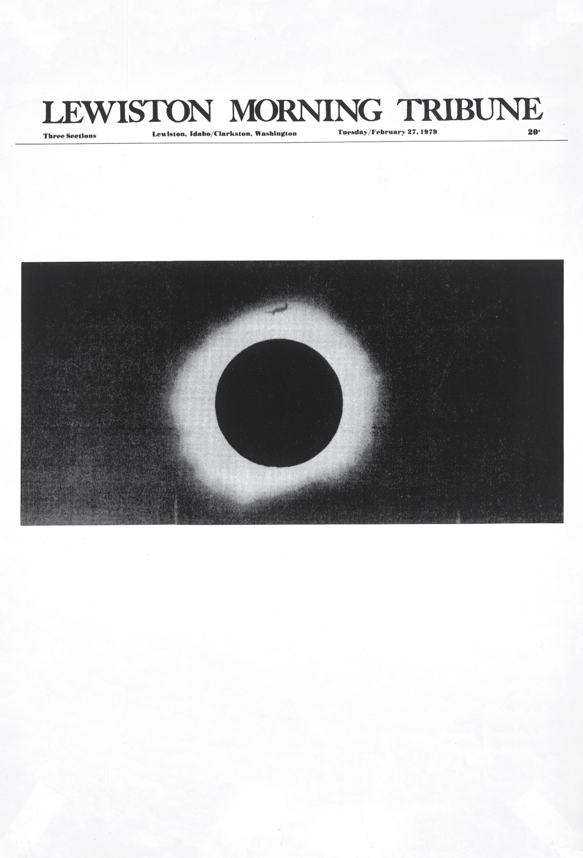 Sarah Charlesworth, 'Arc of Total Eclipse, February 26, 1979' (detail), 1979/2010.