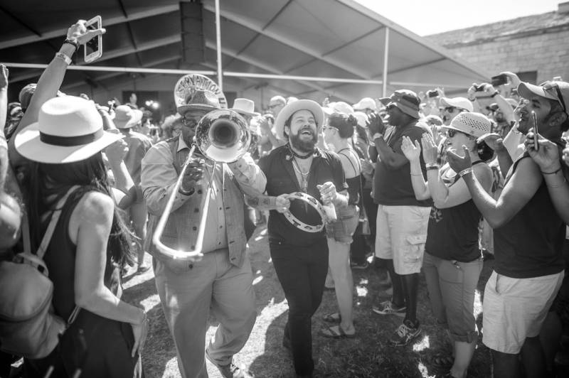 Nathaniel Rateliff and Preservation Hall Jazz Band.
